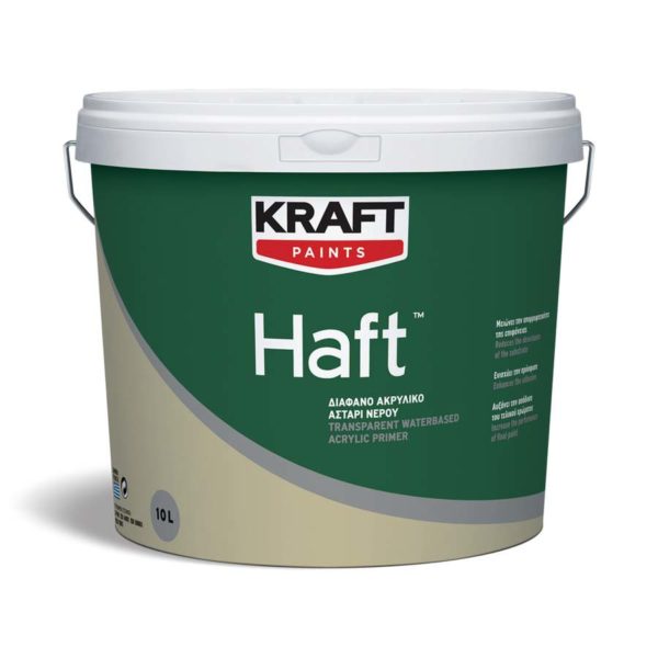 ∆ιάφανο Ακρυλικό Αστάρι Νερού Haft 10L - KRAFT Paints - AST02