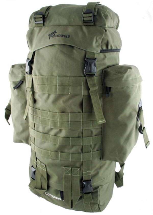 Khaki Backpack COMPASS 40L- CAMP20