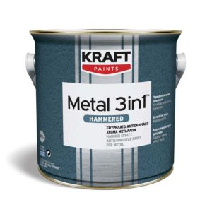 Metal 3IN1 Hammered 0,75L - KRAFT Paints - MET04