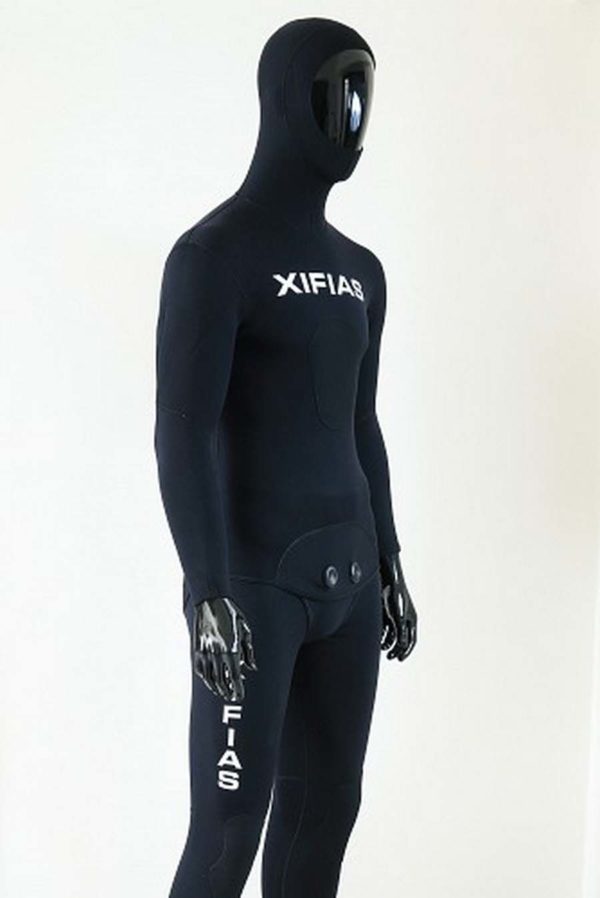 Black Wetsuit 3mm with Lining - SCUB08