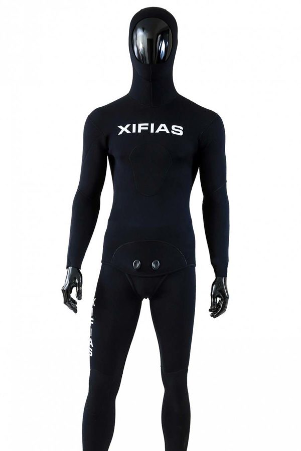 Black Wetsuit 3mm with Lining - SCUB08