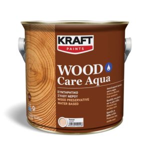Colorless Preservative Wood Care Aqua 0.75L - KRAFT Paints - WO02