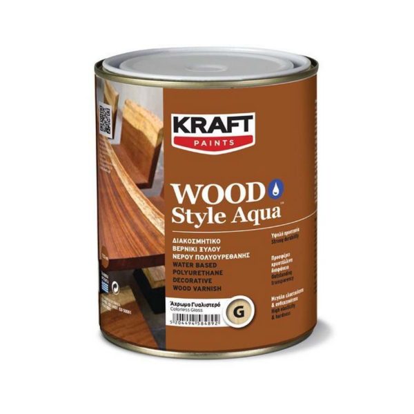 Διακοσμητικό Wood Style Aqua 0.75L - KRAFT Paints - WO02
