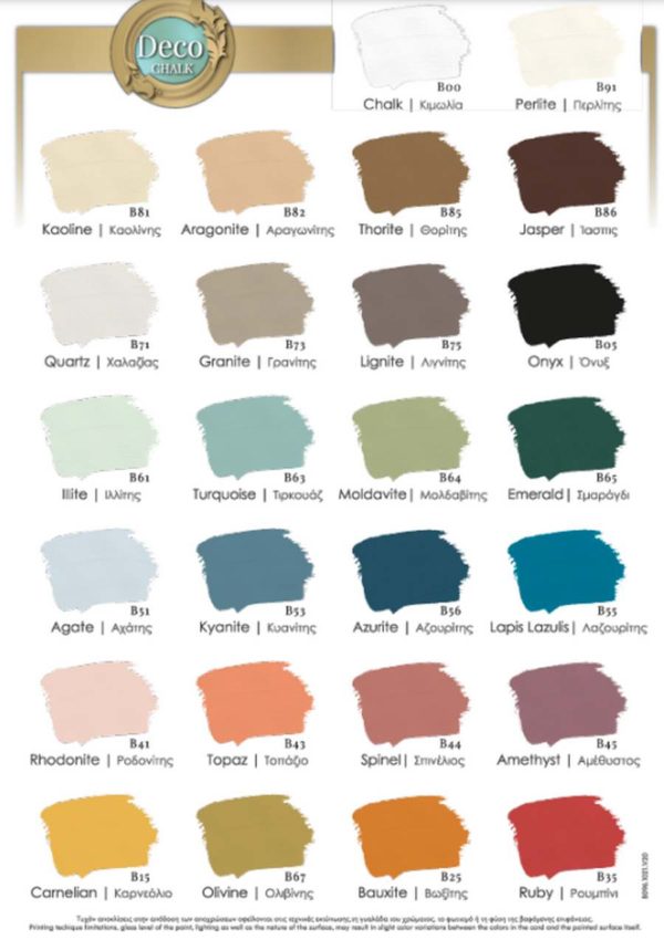 DECO CHALK Water-Based Paint 375ml /XR-KIM-01